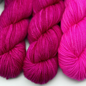 Hot Fuchsia and Magenta Aran