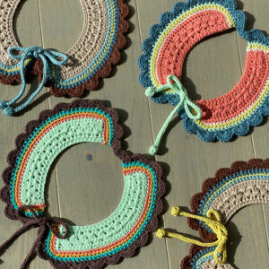 Crochet collar Kingfisher - Image 4